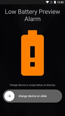 Battery Charged Alarm android App screenshot 2