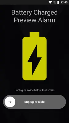 Battery Charged Alarm android App screenshot 3