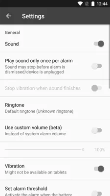 Battery Charged Alarm android App screenshot 7